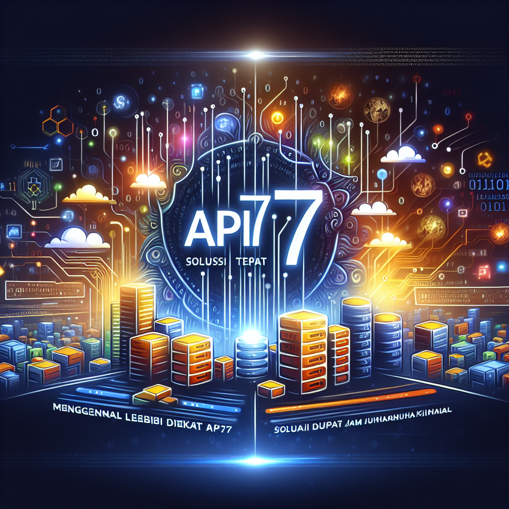 Mengenal Lebih Dekat API77: Solusi Tepat dalam Dunia Digital